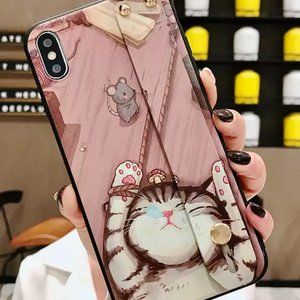 [ON SALE] Cute Kitty iPhone 11 Case W/ Holder